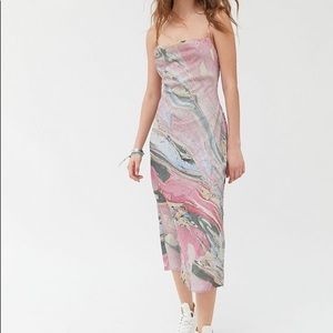 Urban Outfitters Trinity Cowl Neck Midi Dress NWT